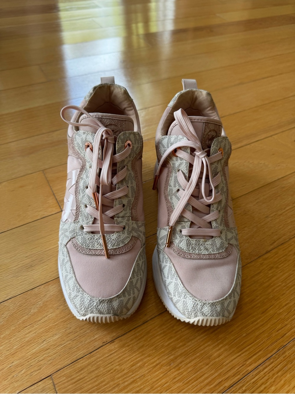 Michael Kors Women’s Crista Trainer Tech Canvas Logo Sneakers